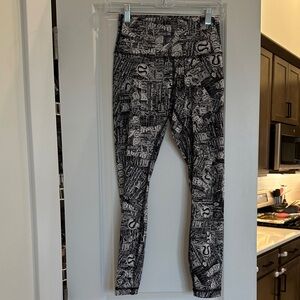 Lululemon Black Graphic Women's Leggings